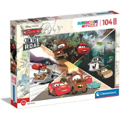 Puzzle 104 Pieces Maxi Cars On The Road