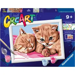 CreArt Serie E – Gattini Amici Kit Dipingere per Bambini