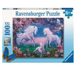 Puzzle 100 Pieces XXL Enchanted Unicorns