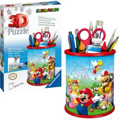 Puzzle 3D Portapenne Super Mario