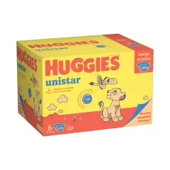 Huggies Unistar Megapack Diapers - Size 6 - 15-30 Kg - 105 Pieces