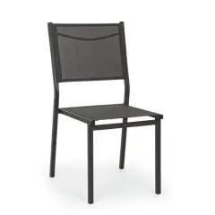 Hilde Anthracite Chair Bizzotto 0662841