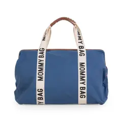 Mommy Bag Changing Bag with Mattress Canvas Indigo