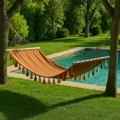 Burnt Tassel Hammock 100x200