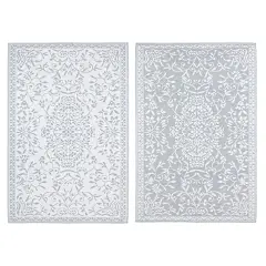 Ansedonia White/Grey Carpet 150x210