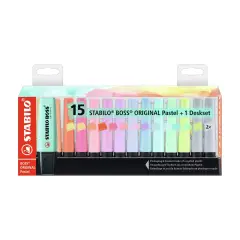 Stabilo Boss Original Pastel Desk 15 Colors