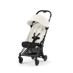 Coya Matt Black Off White Stroller