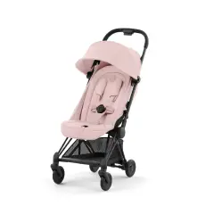 Coya Matt Black Off White Stroller