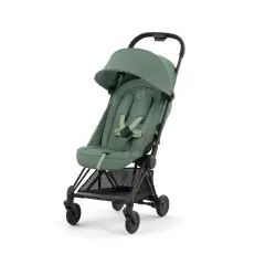 COYA MATT BLACK LEAF GREEN STROLLER