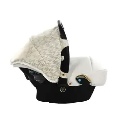 JUNAMA ZEBRA CAR SEAT WHITE/GOLD YELLOW
