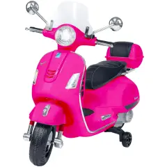 Moto Elettrica per Bambini Vespa Gts Super Sport 12V Rosa