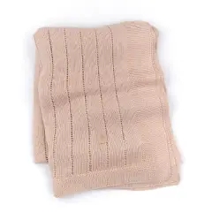 Bamboom Summer Striped Knitted Baby Blanket 75x100cm. Pink