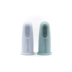 Bamboom Silicone Toothbrush Blue 2-Piece Conf.