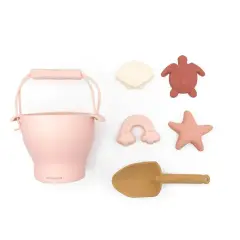 Bamboom Beach Bucket Set with Pink Accessories