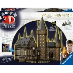 Puzzle 3D Harry Potter Hogwarts Castle: Great Hall - Night Edition