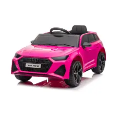 Audi Rs6 12v Pink Children's Electric Car With Radio Control
