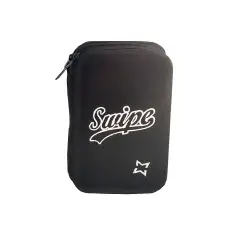 Swipe Glitter Pouch 3 Zip Black