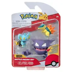 Pokemon Battle Figure Set 3 Personaggi: Shinx, Cyndaquil, Haunter