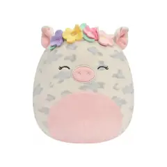 Squishmallows Character 20 Cm: Rosie the Pig w Flower Headband