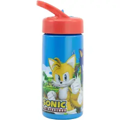 Sonic Water Bottle with Straw Playground ml. 410