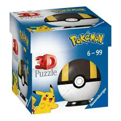 Puzzle 3D Pokeball Nera
