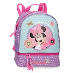 Kindergarten backpack cm. 28 with Minnie Today Is My Day snack holder