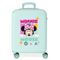 Disney Minnie Geometric Trolley ABS 55 cm 4 Wheels Turquoise