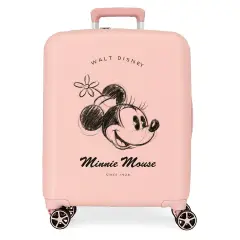 Minnie You Are Magic ABS Trolley 55 cm 4 Wheels Pink Nude
