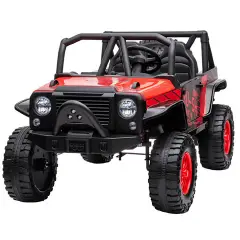 Electric Off-Road Car Desert Two Seater Red Color