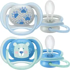 Ultra Air Soothers 6-18 Months Baby 2 Pieces Paws and Bear