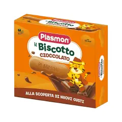 Plasmon Biscotto al Cacao 320 g – Biscotti per Bambini con Vitamine e Minerali