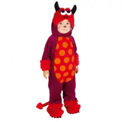 Costume Monster Diablin - Taglia Toddler - 1/2 anni