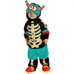 Costume Monster Katrina - Taglia Toddler - 1/2 anni