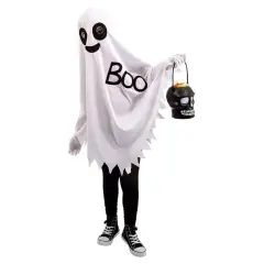 Costume Fantasmino per Bambini - Taglia L - 8/10 anni