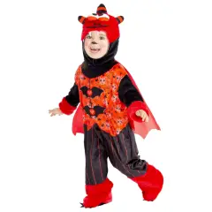 Costume Monster Vampi - Taglia Toddler - 1/2 anni