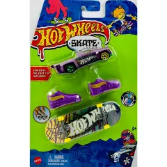 HOT WHEELS SKATE COLLECTOR SKATE + PURPLE VEHICLE