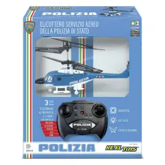 R/C Police Helicopter with Gyroscope - Precision Radio Controlled Model