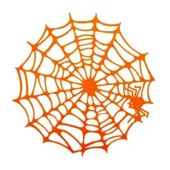 Orange Felt Web