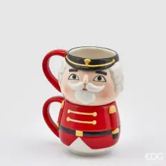 Stackable Christmas Soldier Mug in 2 Pieces