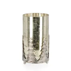 Parky Gold Glass Candle Holder H18.5