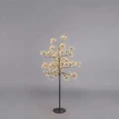 Christmas Beech with 1120 LEDs and Tufts: Height 150 cm, Diameter 70 cm, Black