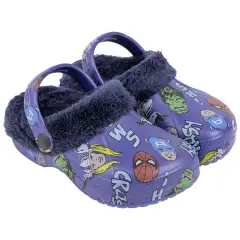 Avengers Slippers Fur Sabots T26/27 Dark Blue