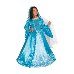 Costume Magia di Ghiaccio Bambina 5/6 Anni