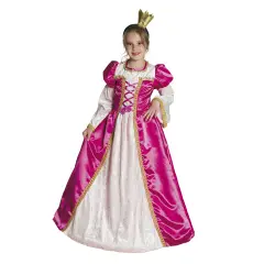 Costume Principessa Rose Bambina 3/4 Anni