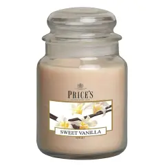 Sweet Vanilla Scented Candle in Large Jar