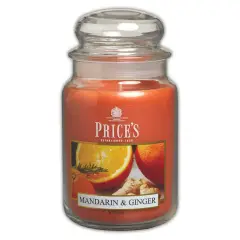 Mandarin & Ginger Scented Candle in Large Jar