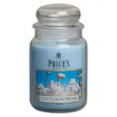 Cotton Powder Scented Candle in Large Jar