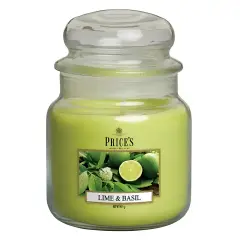 Scented Candle in Medium Jar Lime & Basil