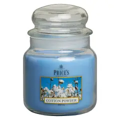 Cotton Powder Scented Candle in Medium Jar