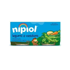 Nipiol Homogenized Legumes and Vegetables gr. 80x2